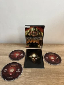 PC CD-Rom Doom 3 Video Game 3-Discs PC Game In Ex Cond - Picture 1 of 9