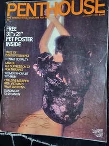 Magazine Pent House janvier 1980 avec affiche MISS TAMARA KAPITAS - Photo 1/2