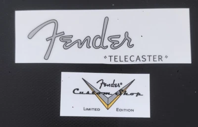 FENDER TELECASTER 50'S HEADSTOCK LOGO TETE DE GUITARE FENDER TELECASTER 50'S