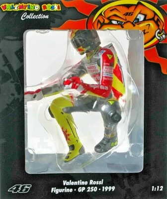 MINICHAMPS 1/12 VALENTINO ROSSI Figurine GP 250 1999 312990146 Limited 7446 pcs - Image 1 of 3