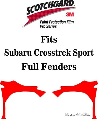 3M Scotchgard Paint Protection Pro Series Fits 2022 2023 Subaru Crosstrek Sport - Image 1 of 3