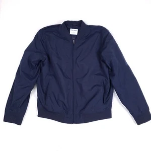Giacca Bomber Old Navy Prep L Blu Navy Leggera Go Riciclata Tempo Libero - Foto 1 di 9