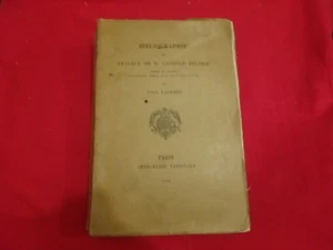 LACOMBE (Paul) - Bibliographie des travaux de m. Léopold Delisle. - Picture 1 of 4