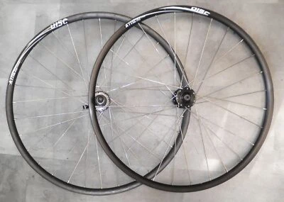 PAIR ALEX RIMS ATD470 BLACK ALUMINUM RIM 700C RIMS/HUBS BIKE WHEEL WWH60 - Image 1 of 4