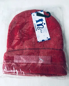 Minky Accessories Womens Beannie Cap, Red New With Tags - Bild 1 von 2
