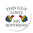 LOVE FRIEND GAY LGBT REGENBOGEN Glas Anhänger Deutsches Silber 20" Halskette Frauen Männer