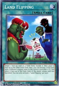 PHHY-EN070 Land Flipping :: Common 1st Edition Mint YuGiOh Card - Picture 1 of 2