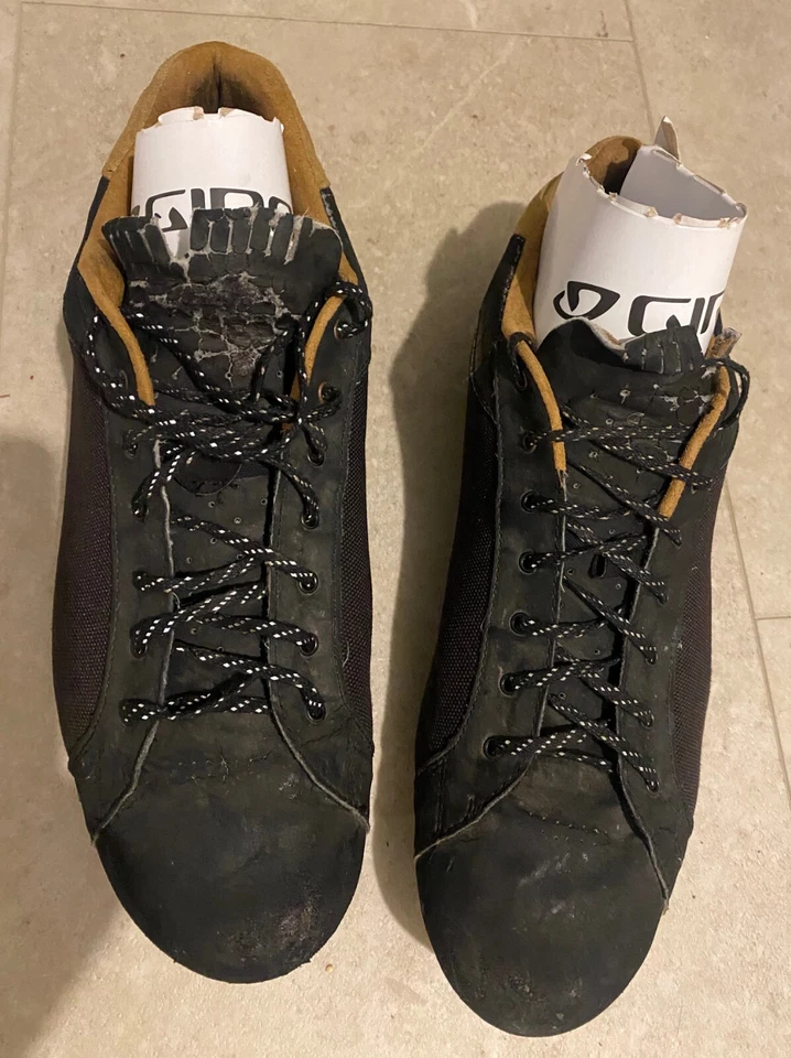 Zapatos de ciclismo Giro Urban Republic para hombre talla 47 EU / 13 US - lona negra y goma Foto 1 de 4