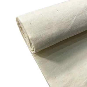 Calico Fabric Cotton Polyester Mix Loomstate Unbleached 162cm Wide 150gsm - Picture 1 of 1