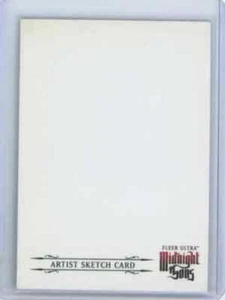 Tarjeta de boceto de artista Fleer Ultra Midnight Sons Marvel 2023 en blanco 1/1 C8 - Imagen 1 de 2