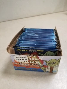 Lot of 28 - 2004 Star Wars Clone Wars Trading Cards Sealed Packs - Picture 1 of 7