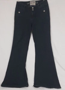 American Rag Cie Juniors Wide Leg Trouser Denim Jeans Flare Leg Size 7 - Picture 1 of 1