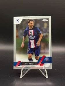 2022-23 Topps Chrome UEFA Club Competitions - Lionel Messi #1 - The GOAT 🐐 - Picture 1 of 3