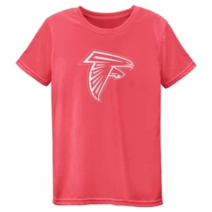 Atlanta Falcons Outerstuff NFL Girls Pink Neon Pink Performance T-Shirt - Picture 1 of 1