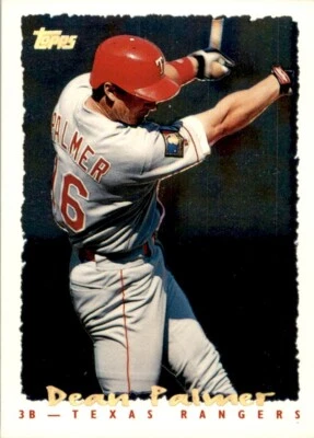 1995 Topps Baseball #193 Dean Palmer Spectralight CyberStats - Image 1 of 2