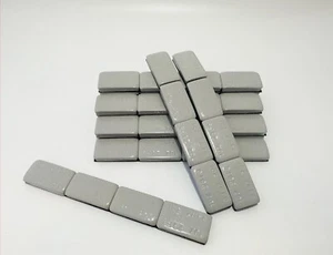 6 BOX 1 OZ GRAY WHEEL WEIGHTS STICK-ON ADHESIVE TAPE LEAD-FREE 720 PCS - Bild 1 von 2