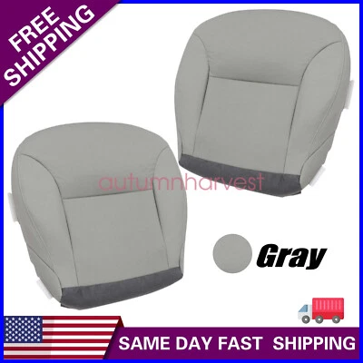 Se adapta a Lexus ES300 ES330 2002 a 2006 conductor + pasajero cubierta de asiento inferior gris Foto 1 de 4