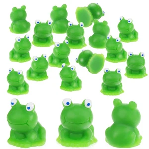 20 Pcs Piccola Rana Bambino Mestiere Della Resina Ornamenti Di Piccole - Photo 1/11