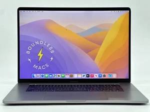 16" MacBook Pro 2019 2.6GHz i7 16GB 512GB 5300M Sequoia Gray + Warranty + Good - Picture 1 of 14