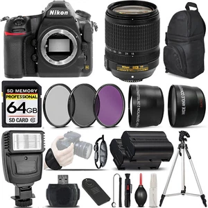 Nikon D780 DSLR Camera +18-140mm VR AF-S Lens +3 PC Filter +64GB Savings Bundle - Picture 1 of 5