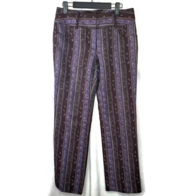 Pantalones de pierna recta multicolor Etcetera talla 4 Foto 1 de 4