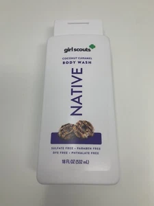 Native Limited Edition Girl Scout Body Wash Coconut Caramel 18 Oz - Picture 1 of 2