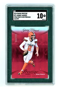 Johnny Manziel 2024 Panini Prestige #73/399 SGC 10 GM Rojo Premium - Imagen 1 de 6