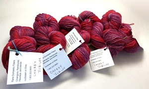 Bolsa completa de 5 NEK teñidos a mano 75% merino/25% nailon a juego Hanks 100 g/354 yardas cada uno - Imagen 1 de 1