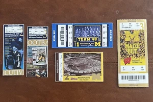 Michigan Wolverines Football Sammelticket Stubs NCAA Football Games - Bild 1 von 5