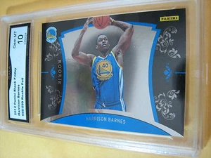 HARRISON BARNES WARRIORS 2012 PANINI BLACK FRIDAY FOIL RC # 598/599 GRADO 10 - Foto 1 di 1