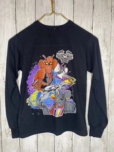 RARE Vintage 1993 Biker Mice From Mars Kids Child’s T-Shirt Black Rare - Picture 1 of 8