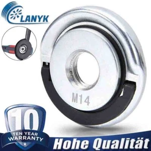 Schnellspannmutter für Winkelschleifer M14 mit Hebel Spannmutter Ø115mm-150mm - Bild 1 von 10