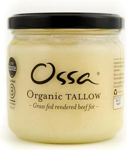 Ossa Organic Tallow - Traditional Beef Fat - British Grass Fed - 265g - Picture 1 of 7