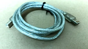 Brand New Iomega USB Cable for USB Zip Drives 100 250 750 100MB 250MB 750MB 6 ft - Afbeelding 1 van 2