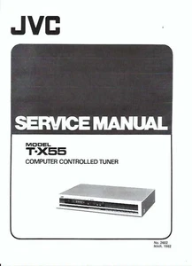 Manual de servicio JVC para T-X 55 inglés Copy - Imagen 1 de 1