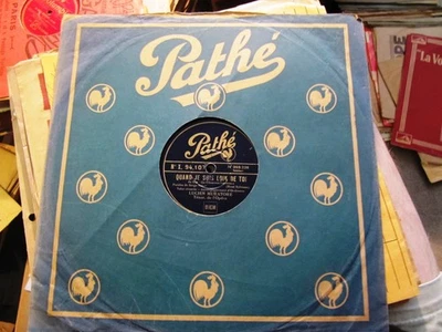 1931 LUCIEN MURATORE MOVIE Le Chanteur inconnu Puisque Je T'aime PATHE X 94107 - Image 1 of 3