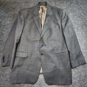 Para Hombres Lauren Ralph Lauren Lana Gris Azul Blazer Traje Chaqueta Abrigo Marca de Lana 48R - Imagen 1 de 11