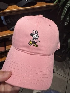 Diseny Parks 2025 WDW Embroidered Pink Minnie Hat New - Picture 1 of 2