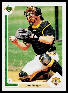 1991 Upper Deck Don Slaught #181 Pittsburgh Pirates *Double-Error Card* - Picture 1 of 2