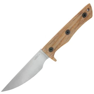 CASE XX KNIVES NATURAL SMOOTH HARDWOOD GRAIN FIXED BLADE HUNTER FB1045 420HC SS - Picture 1 of 2