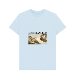 PREMIUM OFFICIAL Michaelangelo Light Blue T-Shirt - Picture 1 of 3