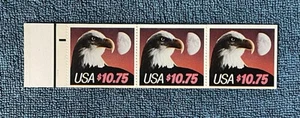 Scott #2122a, $ 10,75 Express Mail Eagle and Moon, Booklet Panel of 3, MNH - Bild 1 von 1