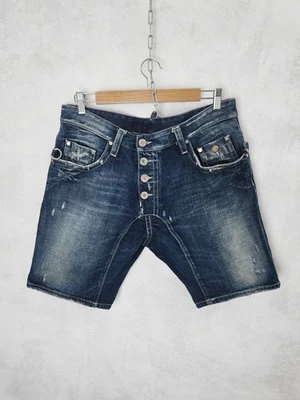 Dsquared 2 Denim Desgastado Botones Pantalones Cortos Talla 50 Foto 1 de 4