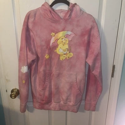 BSR by Samii Ryan Women’s Care Bears Sunshine Pink Sweatshirt Hoodie m - Image 1 of 4