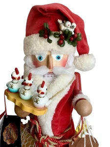 18" STEINBACH NUSSKNACKER S1882 WEIHNACHTSMANN II 12 TAGE WEIHNACHTEN Hühner (ohne SPIELUHR) BOX - Bild 1 von 18