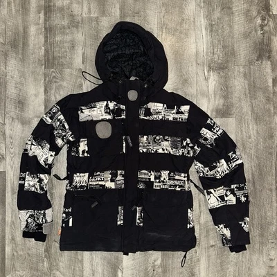 ГРАНАТА усталость проект сноуборда куртка мужская маленький винтажный панк черепа бунт - Изображение 1 из 4