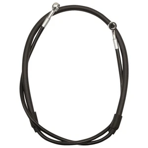 Streamline Front Steel Braided Brake Line Standard Length Black For YAMAHA - Picture 1 of 1