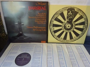 WAGNER - PARSIFAL 5LP BOX, Vienna P/O, Solti, Kollo, Frick, DECCA SET 550-4 - Picture 1 of 6