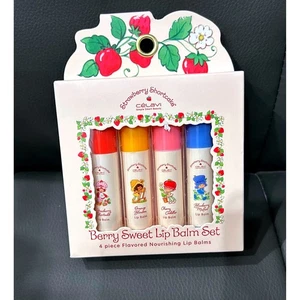 Strawberry Shortcake Celavi Berry Sweet Flavored Lip Balm Set of 4 New Gift - Picture 1 of 3