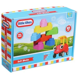 Little Tikes: Soft Blocks - 10 Piece Set, Safe Stacking Toys for Teething Babies - Picture 1 of 8